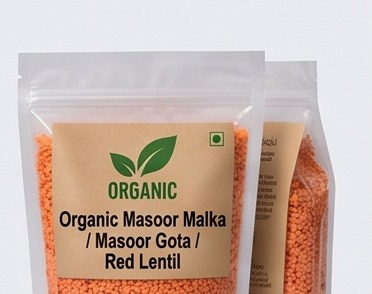 Organic Masoor Malka / Masoor Gota / Red Lentil