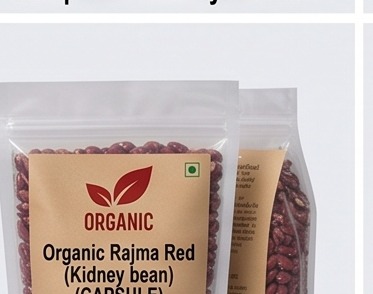 Organic Red Rajma Small (Jammu)