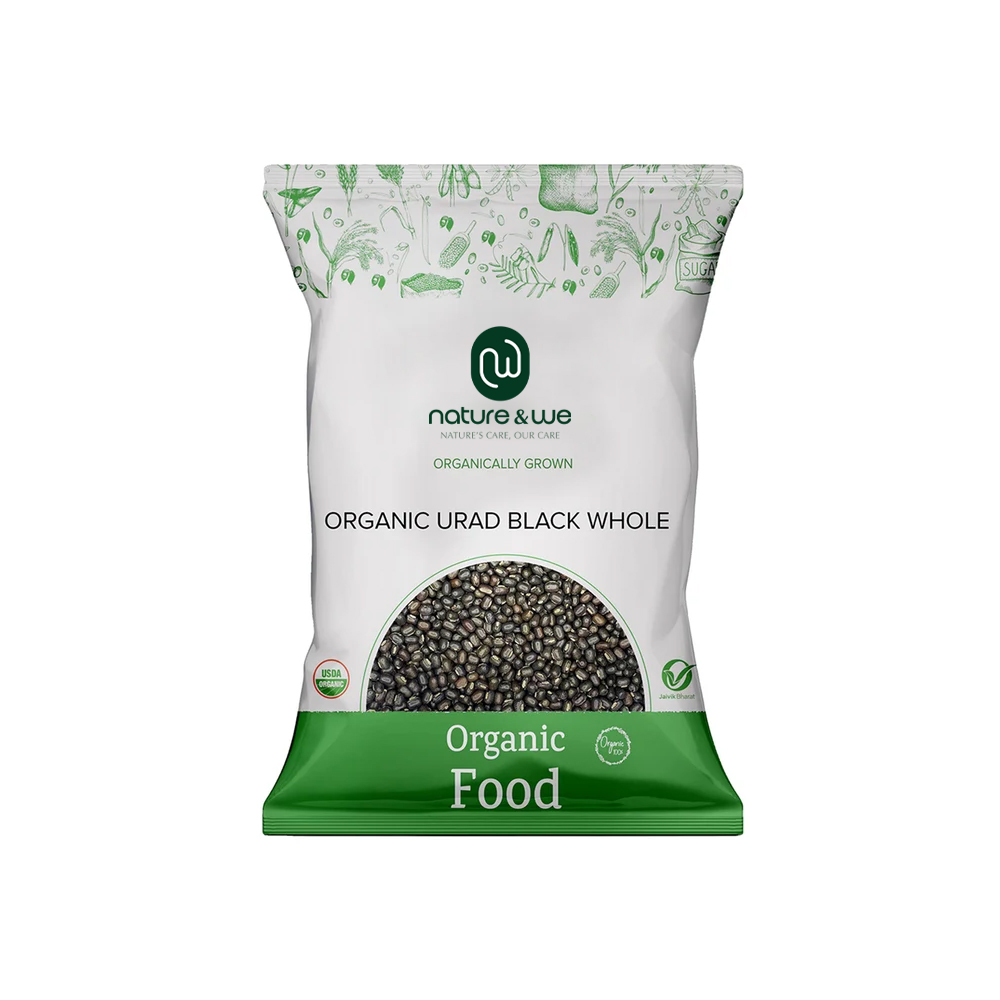 Organic Urad Mogar / Urad Dal White / Black Gram Split