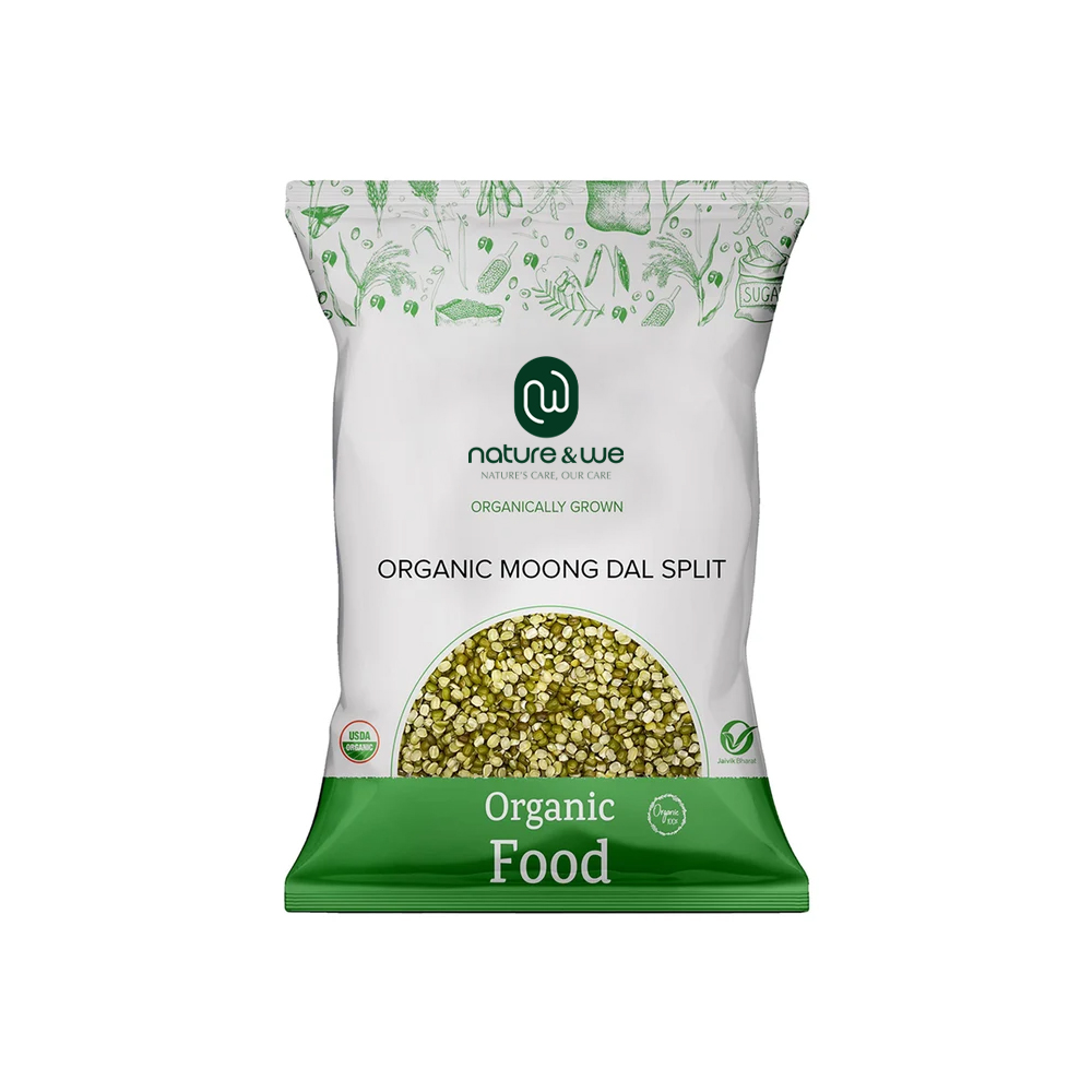 Organic Moong Chilka / Moong Dal / Green Gram Split